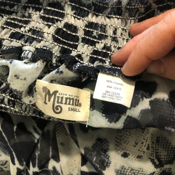 Show Me Your Mumu Smocked Waist  Flare pants At Bottoms Size Small. - Picture 16 of 16